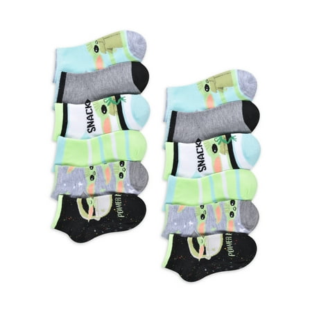 

Star Wars Baby Yoda Infant and Toddler Boys Low- Cut Socks 12- Pack 12M- 5T