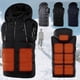 thumbnail image 1 of Sexy Dance Winter Warmth Chaleco calefactado para hombres Chaqueta sin mangas eléctrica Sudadera con capucha Abrigo calefactor Outwear al aire libre, 1 of 7
