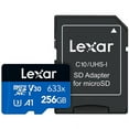 thumbnail image 3 of Lexar LSDMI256BBNL633A High-Performance BLUE Series 633x microSDXC UHS-I Card (256 GB), 3 of 6