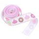 thumbnail image 1 of 1 Roll Summer Candy Ice Cream Printed Grosgrain Ribbons DIY Gift Wrapping Ribbon, 1 of 3
