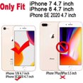 thumbnail image 2 of UBIUO - Funda compatible con iPhone SE 2022/2020, iPhone 8, iPhone 7 de 4,7 pulgadas, diseño de flores, con anillo giratorio de 360 grados y soporte, 2 of 5