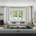 thumbnail image 5 of UTOPIA ALLEY Wall Mounted 3/4 Inch Curtain Rod - Curtain Rods For Windows 86 to 120 Inch, Adjustable Drapery Rods, Black Curtain Rods, Bedroom Curtain Rods, Tapestry Poles (Black, 86"-120"), 5 of 8