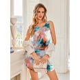 thumbnail image 4 of Ekouaer Nightgowns for Women 2 Pack Tank Night Gown Sleeveless Sleep Shirt V Neck Chemise Soft Night Shirt Ladies Sleep Dress, 4 of 6