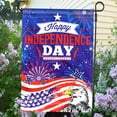 thumbnail image 2 of ANLEY Double Sided Premium Garden Flag, July 4th Independence Day USA American Memorial Garden Flags - 18 x 12.5 Inch, 2 of 7