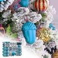 thumbnail image 2 of hengsof 110PCS Christmas Xmas Tree Ornaments Balls Painted Colorful Christmas Mini Ornaments Decoration Pendant for Holiday Party Decor, 2 of 7