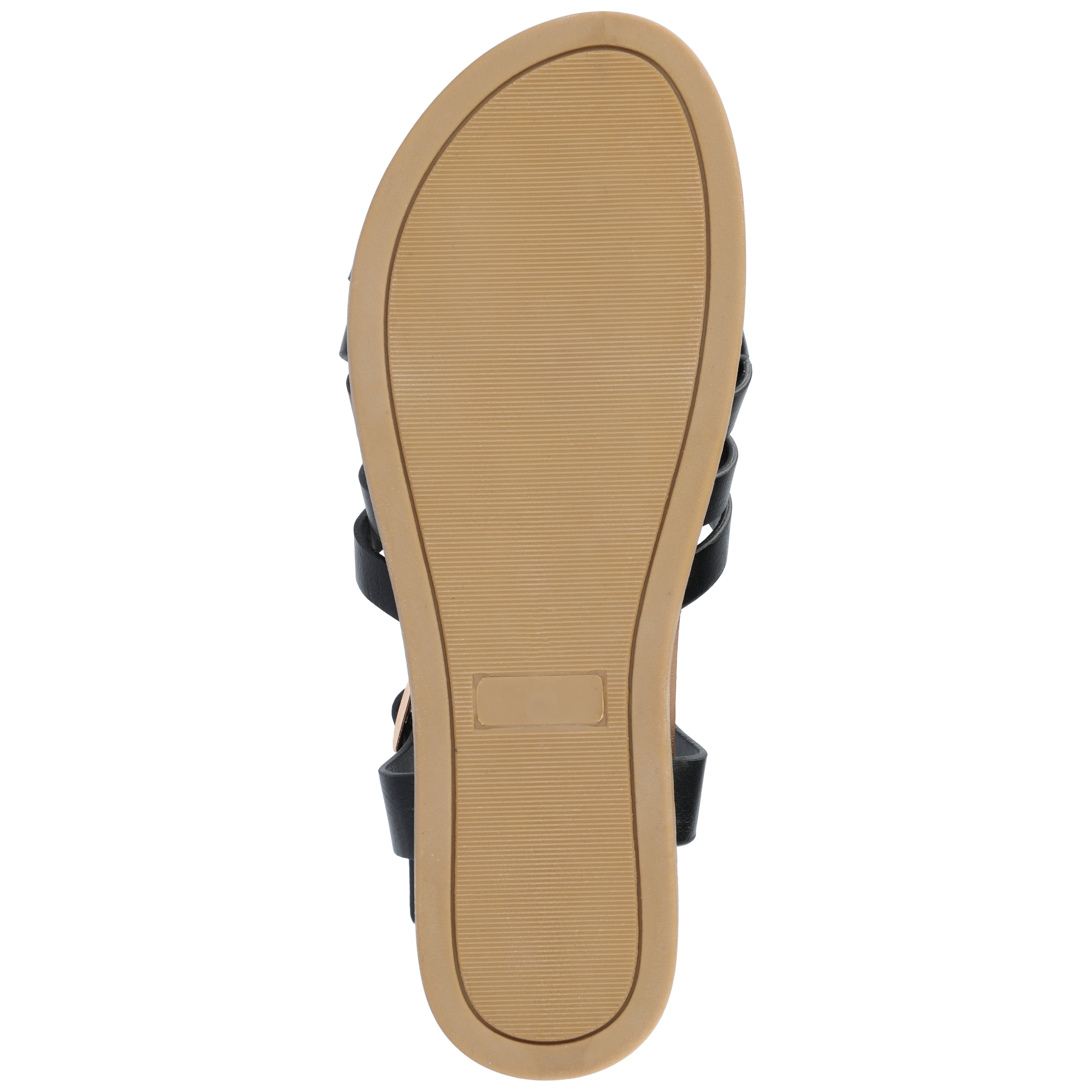 Journee Womens Kimmie Ankle Strap Flat Sandals