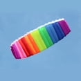 thumbnail image 4 of Cometa 1 / 1,4 / 2 / 2,7 m colorido doble línea de vuelo ala cometa truco Power Kite suave gigante c Abanopi Cometa, 4 of 6