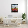 thumbnail image 2 of Stupell Industries Ostrich Couple Geezers Convertible Painting Jet Black Floating Framed Canvas Print Wall Art, Design by Lucia Heffernan, 2 of 8