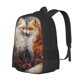 thumbnail image 1 of Fotbe Romantic Flower Fox Couple Mochila para Hombre y Mujer - Tela Oxford 600D Resistente - Mochila Impermeable de Gran Capacidad para Escuela, Viajes y Senderismo, 1 of 6