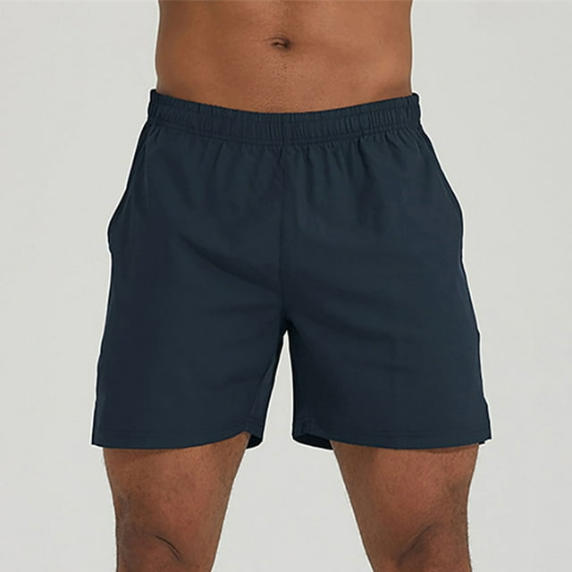 pstuiky Pantalones cortos para hombre, Pantalones cortos casuales de verano para hombre, de color liso, con bolsillos, para actividades al aire libre, secado rápido Pantalones cortos de baloncesto
