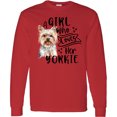 thumbnail image 3 of Inktastic A Girl Who Loves Her Yorkie Long Sleeve T-Shirt, 3 of 5