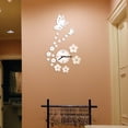 thumbnail image 1 of PEONAVET Clock Removable Diy Acrylic Mirror Wall Sticker Decorative Clock, 1 of 1