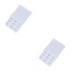thumbnail image 2 of sweethay Correa de extensión Sujetador Extensor Hebilla 3 Filas 3 Ganchos Accesorios Clips Banda trasera Reemplazo Ropa interior íntima blanca blanco 2piezas sweethay CBP461440, 2 of 5