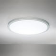thumbnail image 2 of WAC Lighting Geos 15" LED 2700K Round Aluminum Low-Profile Flush Mount in Chrome, 2 of 3