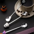 thumbnail image 5 of Halloween Coffee Spoons 4 Pack Ghost Pumpkin Wizard Hat Tableware Serving Utensils Stainless Steel Stirring Spoons Tea Dessert Serving Spoon for Halloween Party Kitchen, 5 of 6