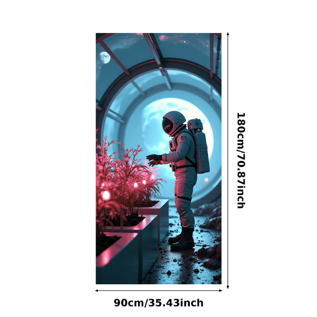 Astronaut Space Themed Backdrop Banner Science Events, Photography Sessions, Cosmic Themed Decorations, and Star Gazing Gatherings
