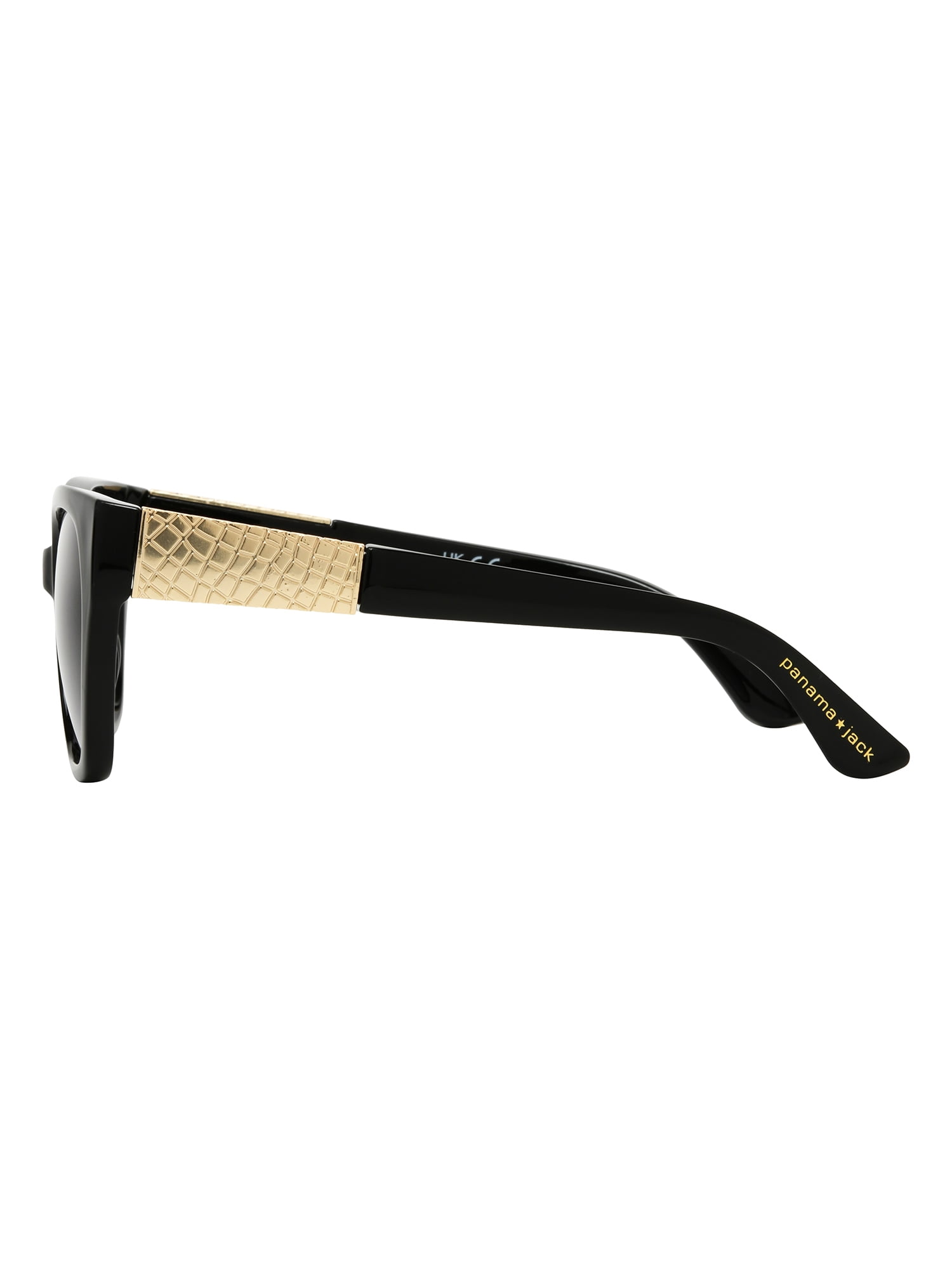 Panama Jack x Foster Grant Black Cat-Eye Women's Polarized