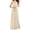 Beige, variant on Women's Elegant Long V Neck Evening Dress Convertible Wrap Way Bridesmaid Gown For Wedding Guest Party Casual Wear Classic Beautiful Casual Women's Dress