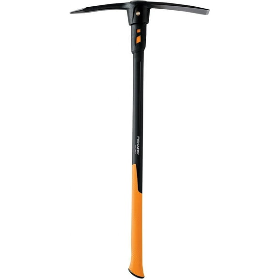 Fiskars 751210-1002 Garden IsoCore 5 lb Pick, 36 Inch, Orange/Black