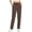 Coffee, variant on Womens Pants Stretch Knit Casual Lounge Pants Drawstring Athletic Work Pants with Pockets