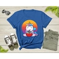thumbnail image 6 of Unicorn Character Eating Japanese Ramen Noodle Retro Sunset T-Shirt Japanese Ramen Noodle Foodie Shirt Ramen Lover Gift Noodle Lover Gift, 6 of 8