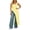 Yellow, variant on Women Plus Size Sleeveless Irregular Long Line Versatile Casual Tank Tops