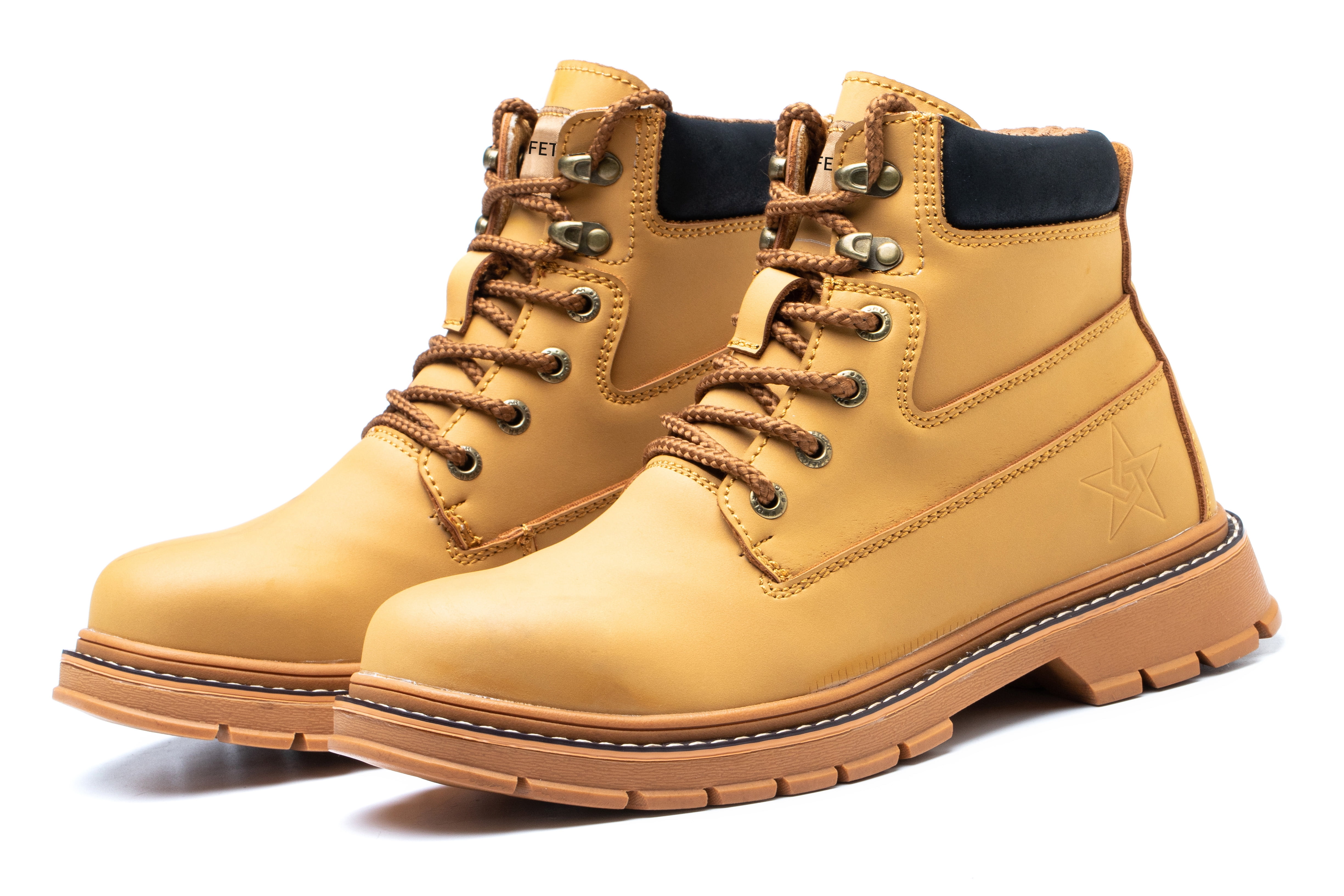 Industrial Construction Leather Boots 
