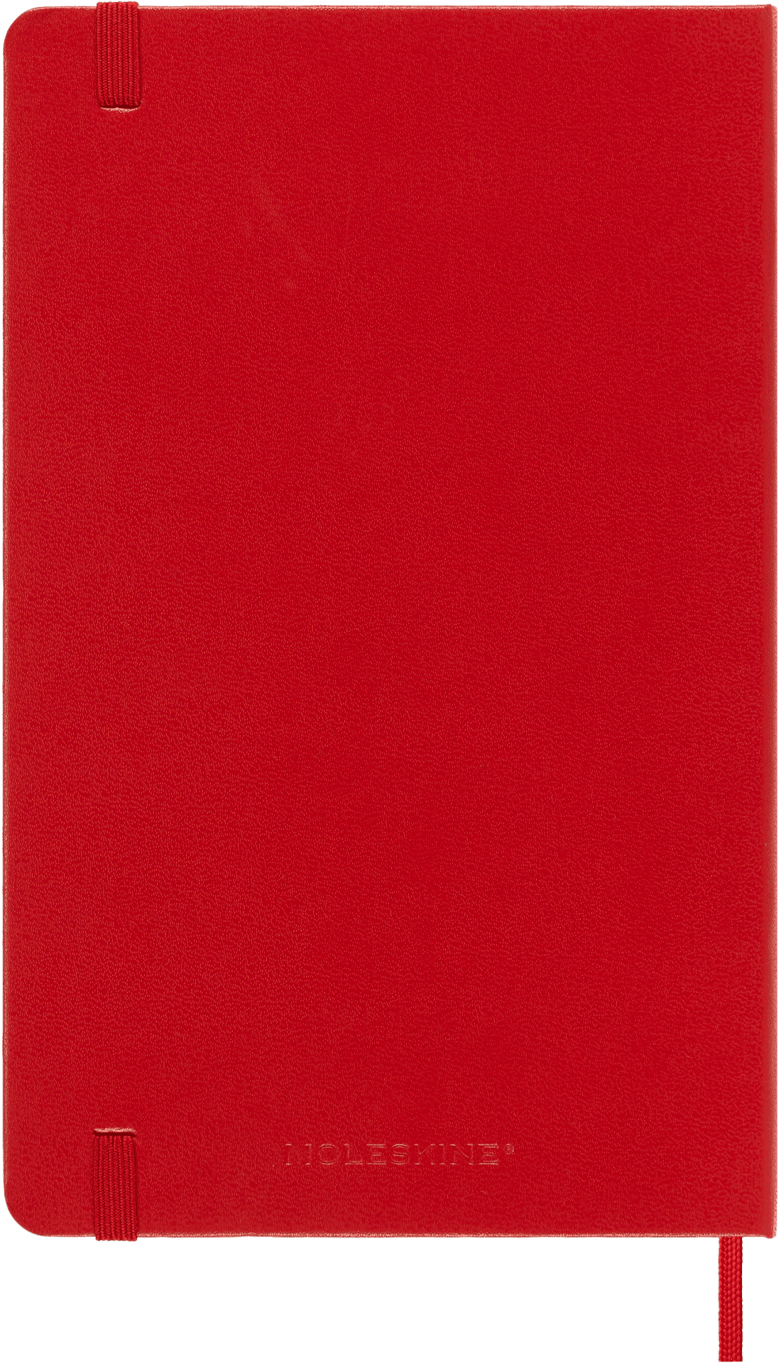 Moleskine Classic 12 Month 2025 Weekly Planner, Hard Cover, Large (5" x 8.25"), Scarlet Red, 144 Pages