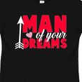 thumbnail image 4 of Inktastic Valentine's Day Man of Your Dreams with a Heart and Arrow Boys or Girls Toddler T-Shirt, 4 of 5