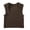 Brown, variant on Staron Women's Summer Casual Solid Color Yoga Sports Top Round Neck Short Sleeve Basic Comfy Stretchy Workout Running Tank, Black S