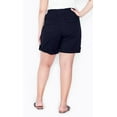 thumbnail image 2 of Avenue Women's Plus Size Cotton Casual Shorts Pull-On Style, 2 of 4