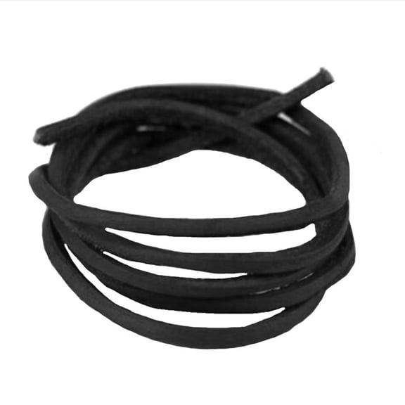 Leather Shoelaces, Flat Square Replacement Laces for Casual Business and Dress Shoes, Adjustable Length 120cm