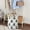 White 008, variant on Neoyler Storage Bags Foldable Fabric Laundry Basket with Reinforced Rope Handle Cotton Linen Lined Collapsible Organizer No Assembly Lightweight Portable for Closet Dorm Bathroom White 13.8x11.8in