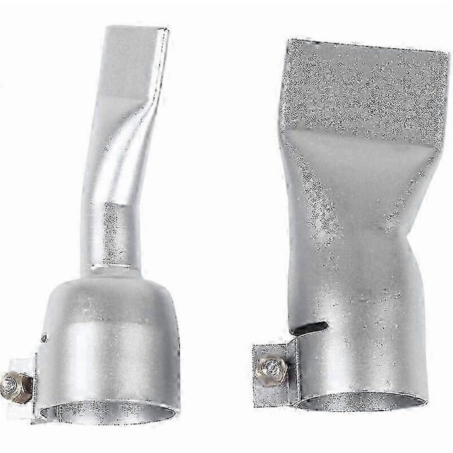 2Pcs Hot Air Heat Welding Nozzles for Leister/Bak, 20mm and 40mm Flat Welding Nozzle Edition hwy