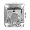 thumbnail image 2 of unbranded Asa Empotrada De Inoxidable Para Cubierta De Kayak Y Yate Accesorio Durable Color, 2 of 8
