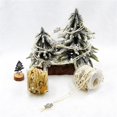 thumbnail image 4 of Cinta de regalo de 5 metros Zhivalor decorativa de yute con cuentas y estrellas doradas brillantes, 4 of 4