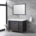 thumbnail image 6 of Lexora Home Marsyas 48" Quartz Top Single Vanity in Brown, 6 of 10