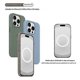 thumbnail image 3 of Liquid silicone case compatible with iPhone 15 Pro Max with MagSafe charging and inductive pop-up design back cover, 3 of 5