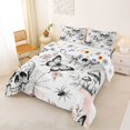 thumbnail image 2 of Homewish Skull Spider Wet Queen Comforter Set,Floral Butterfly Mushrooms Comforter Sets Queen,Halloween Duvet,Halloween Reversible,3-Piece,1 Comforter and 2 Pillowcases, 2 of 7