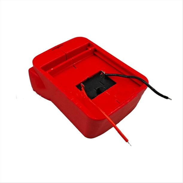 Adaptador de Conector de Montaje de Potencia para Batería de Iones de Litio , Adaptador DIY, Color Rojo.