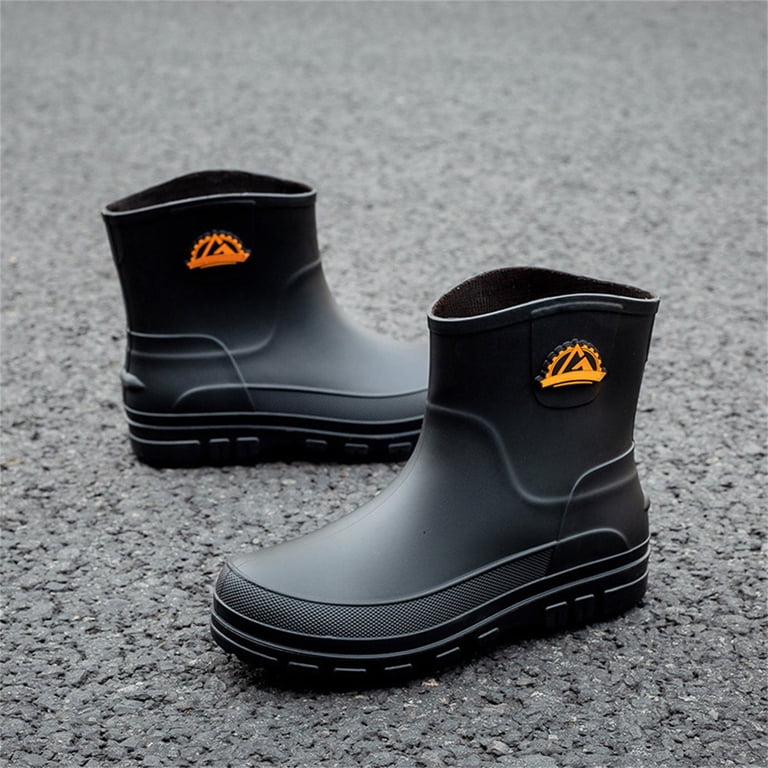 Men Waterproof Garden Slip-On Short Boots Rain Boots  display picture 1