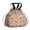 Beige Christmas Gingerbread, variant on Red Christmas Santa Costume Pattern Drawstring Lunch Bag Women - Drawstring Lunch Bag Insulated for Work Office - Stain-Resistant Large Lunchbags for Women with Multi-Pockets