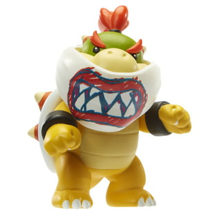Nintendo Super Mario Gold Collector Series - Bowser Jr Action Figure Set  with Rainbow Brush and Bob-Omb, 3 Pieces