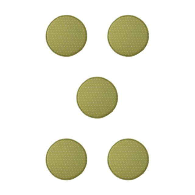 Bearachild Cojín de asiento de 12,9 pulgadas con correas para silla, alfombrilla de taburete de grosor, transpirable, cómoda para niños, cocina Type2 NO2