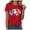Red, variant on WUANDIXFA 250 Years America Shirt 250 Years American Flag Shirt for Women 250th Anniversary USA T Shirt Independence Day Shirts Tops Red,XL