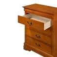thumbnail image 3 of Contemporary Home Living Wooden Bedroom Chest with Four Drawers - 41" - Brown, 3 of 4