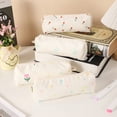 thumbnail image 6 of kladzum Pencil Case Floral Pencil Pouch, Zipper Pencil Bags, Portable Stationery Organizer Desktop Student Stationery Storage Bag Office Travel Cosmetic Bag, 6 of 7