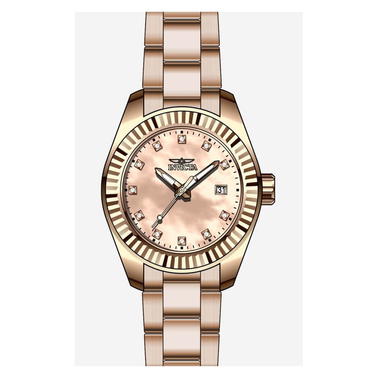 Invicta Specialty Gold MOP Dial Watch 38mm Invicta Women main image 3