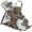 Arbor Day Cartoon Tree, variant on Cartoon Rocket and Planet 5 Pcs Kitchen Set Heat Resistant Oven Mitts and Non-Slip Pot Holders with Adjustable Cooking Apron