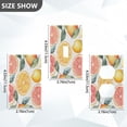 thumbnail image 7 of Yayeee Blank Wall Plate Cover 1-Gang 4.5"x2.7" Home Unused Decorative Outlet, Candy Lemon Slices, 7 of 7